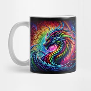 Psychedelic Dragon Mug